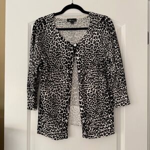 AB Studio Leopard Print Cardigan!